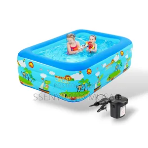 7ft Inflatable Kid's Swimming Pool - The Ultimate Backyard Fun-