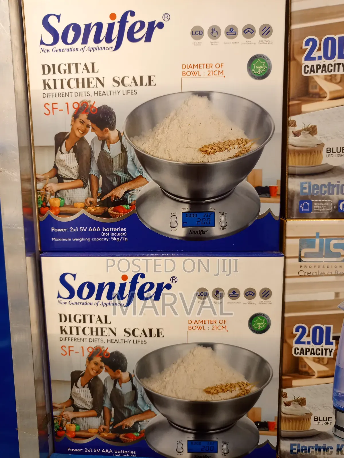 Sonifer Sf-1926 Digital Kitchen Scale.