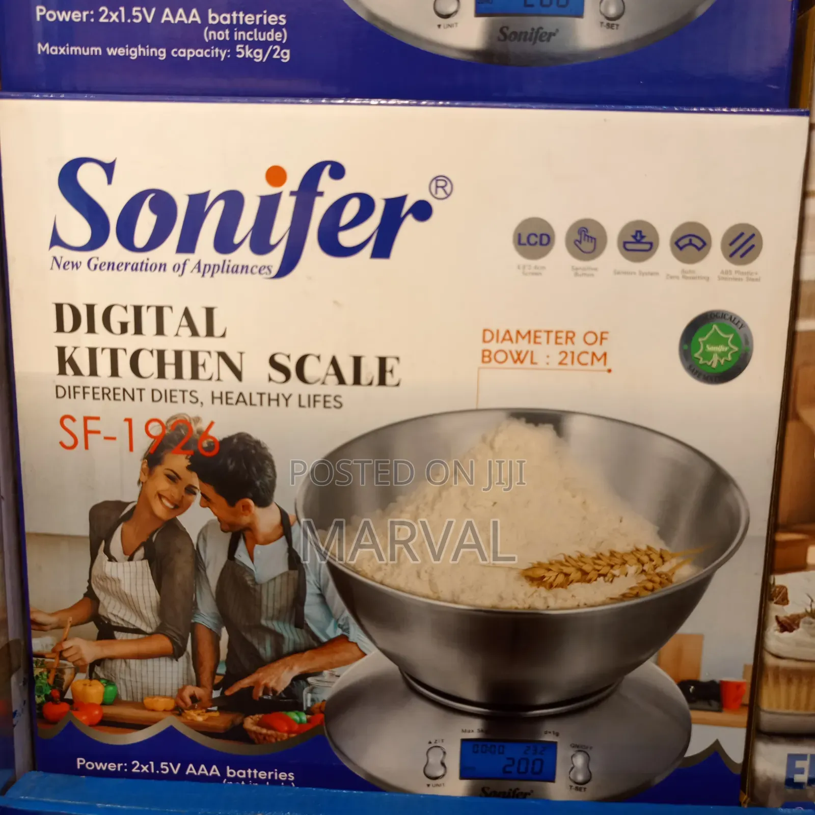 Sonifer Sf-1926 Digital Kitchen Scale.