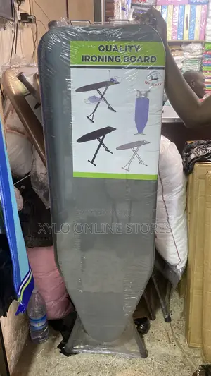 Large Foldable Heavy Duty Ironing Board Grey