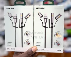 Green Lion 6 in 1 Cable Pd60w