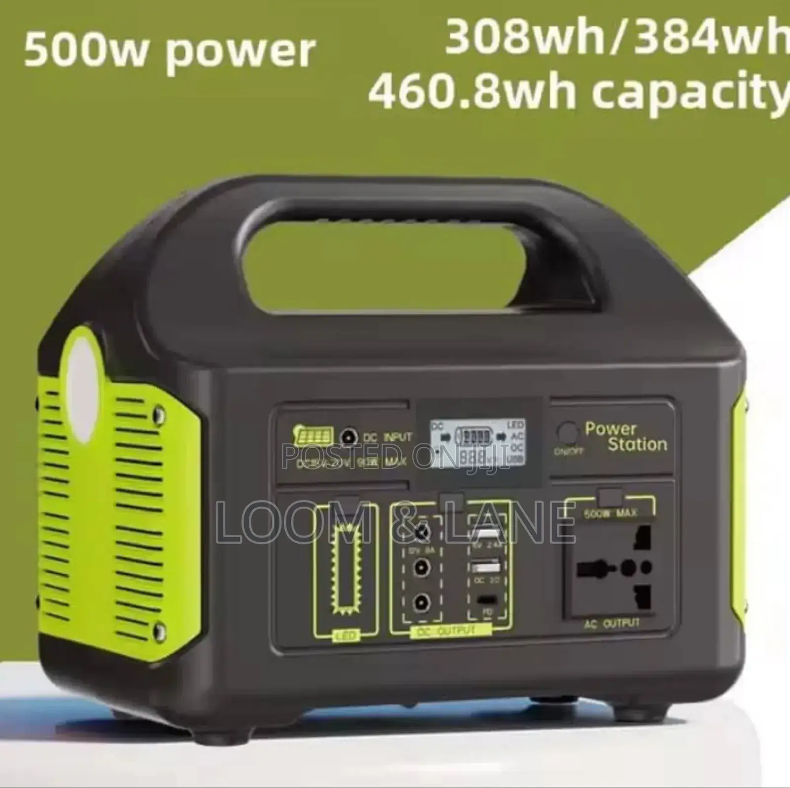 Eg010li-500w Portable Power Station