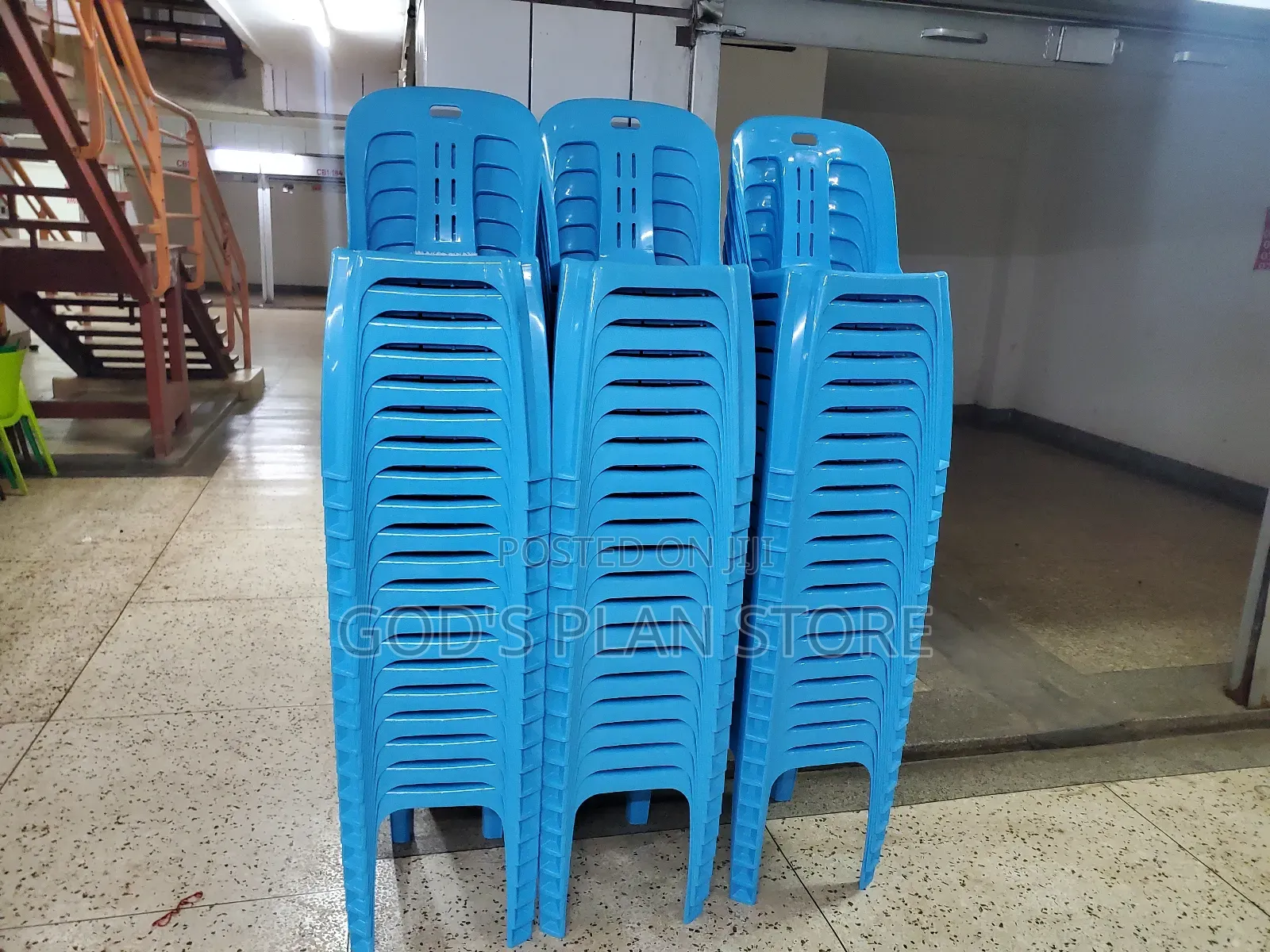 Other Armless Plastic Chairs Plastic Chairs Light Blue