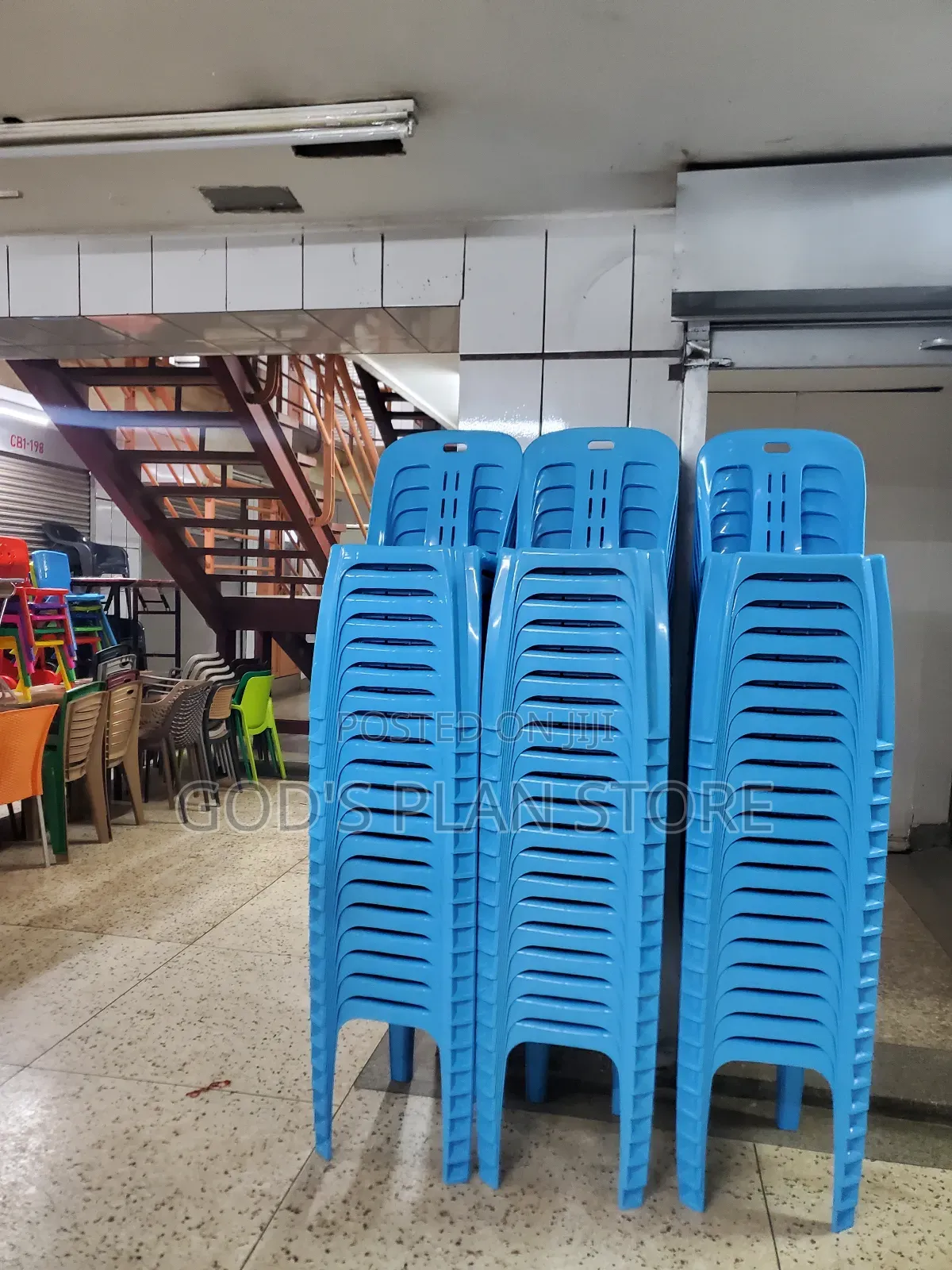 Other Armless Plastic Chairs Plastic Chairs Light Blue
