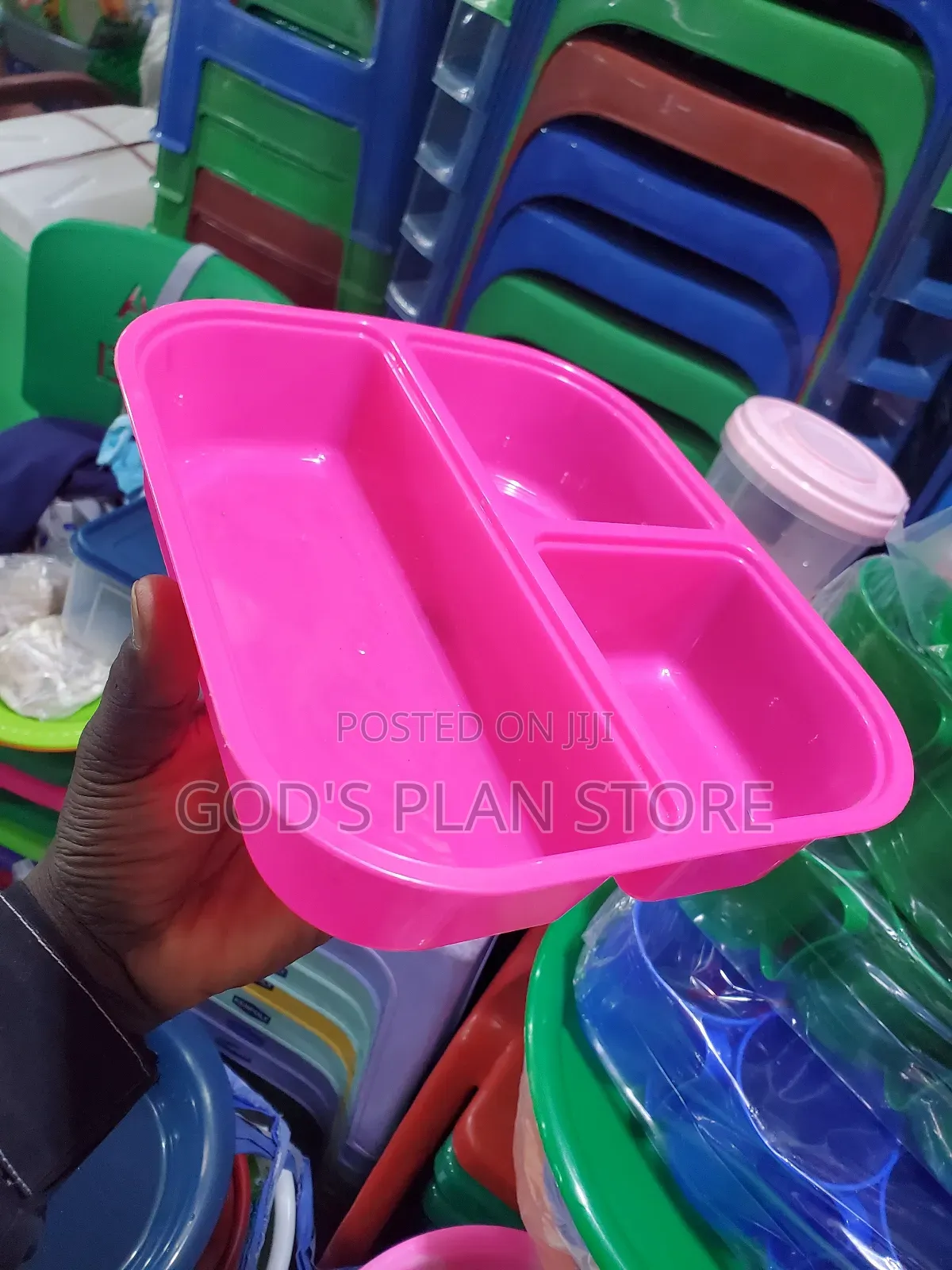 Partitioned Plastic Plates Partitioned Plastic Plates 12pcs