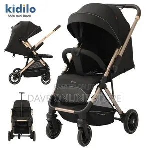 Kidilo Baby Stroller 6530 Mini Black