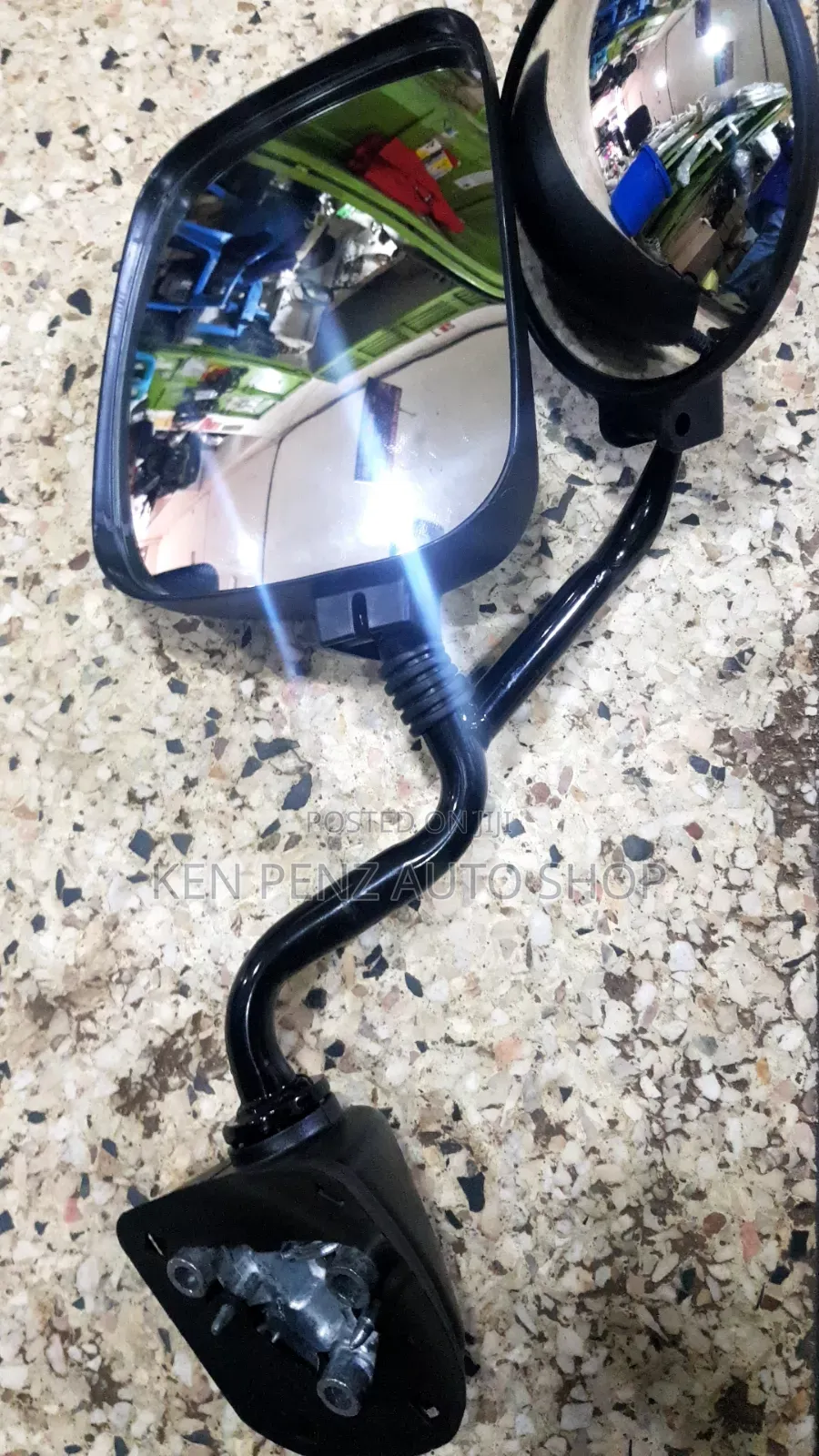 Hiace Drone Left Side Mirror Assembly