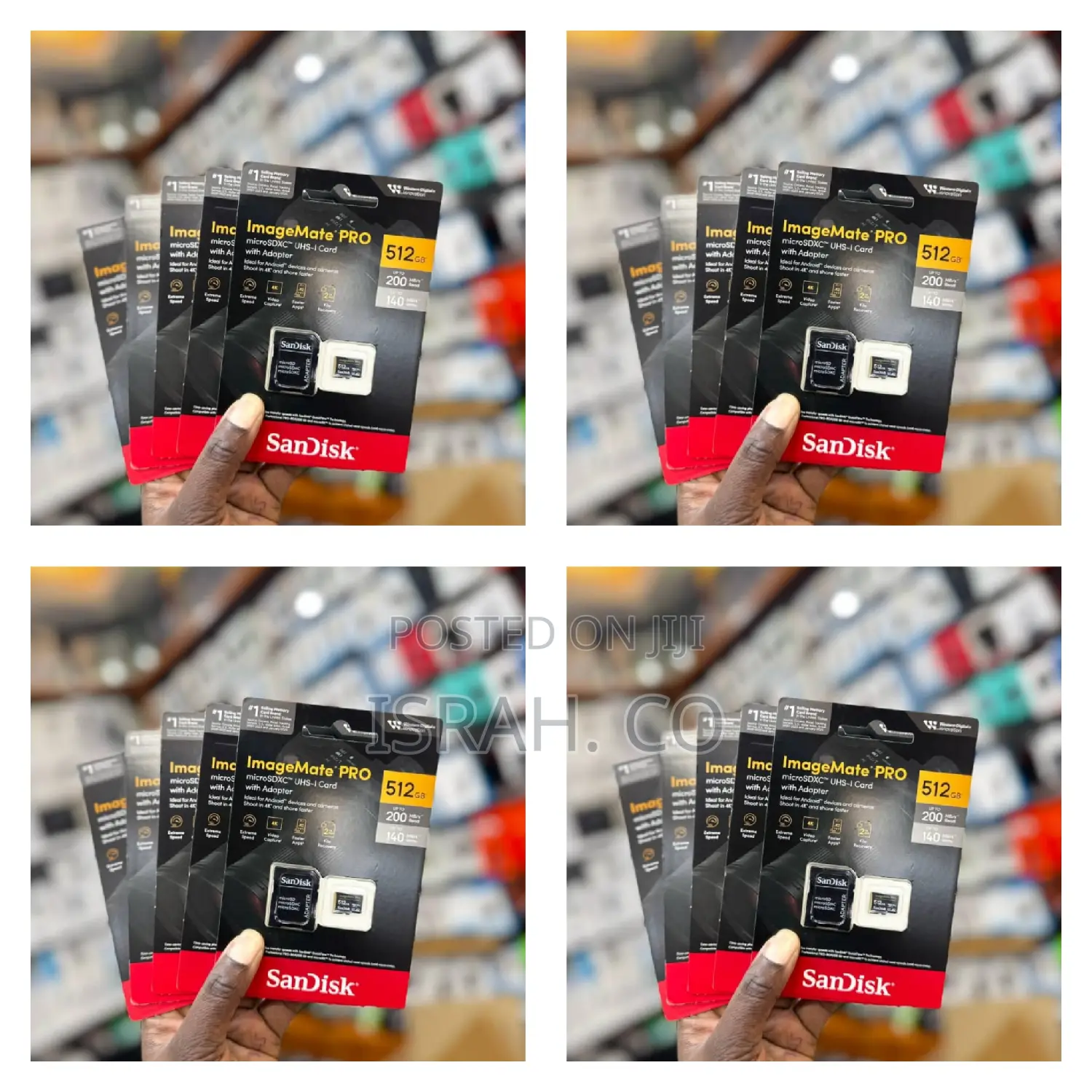 Sandisk 512gb Imagemate Pro Microsdxc Memory Card