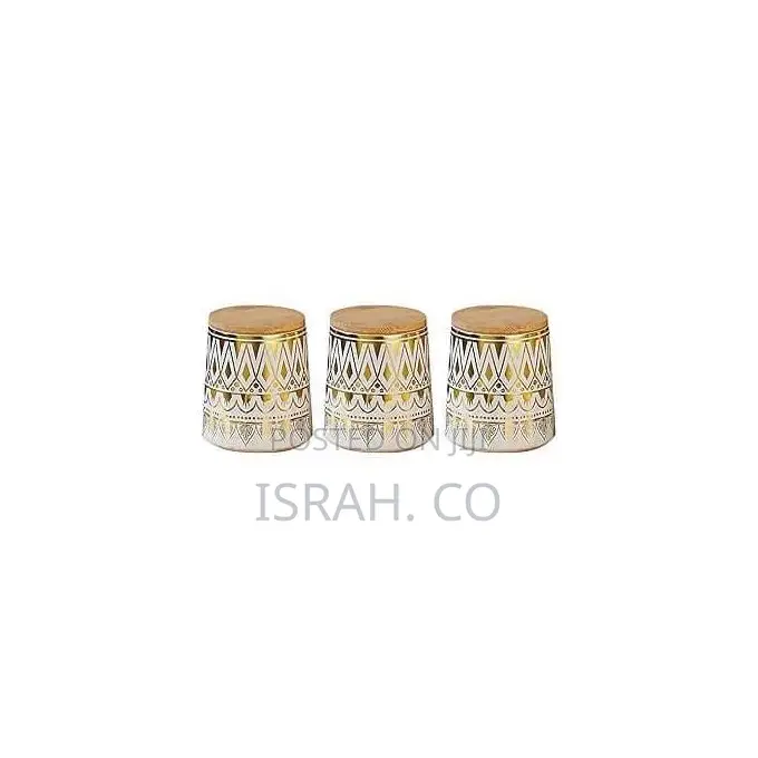 Ceramic Jars for Kitchen Tea Sugar Coffee Cereal Storage Canisters