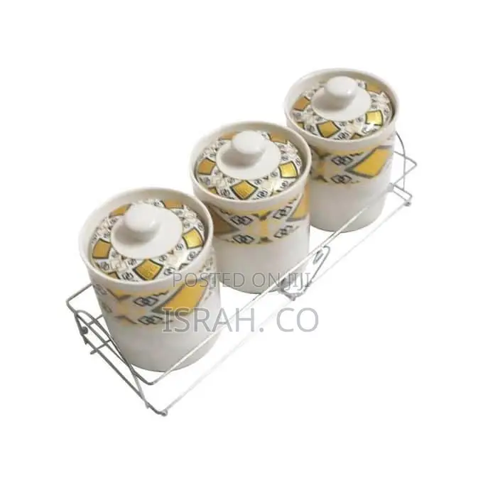 Ceramic Jars for Kitchen Storage With Ceramic Lids