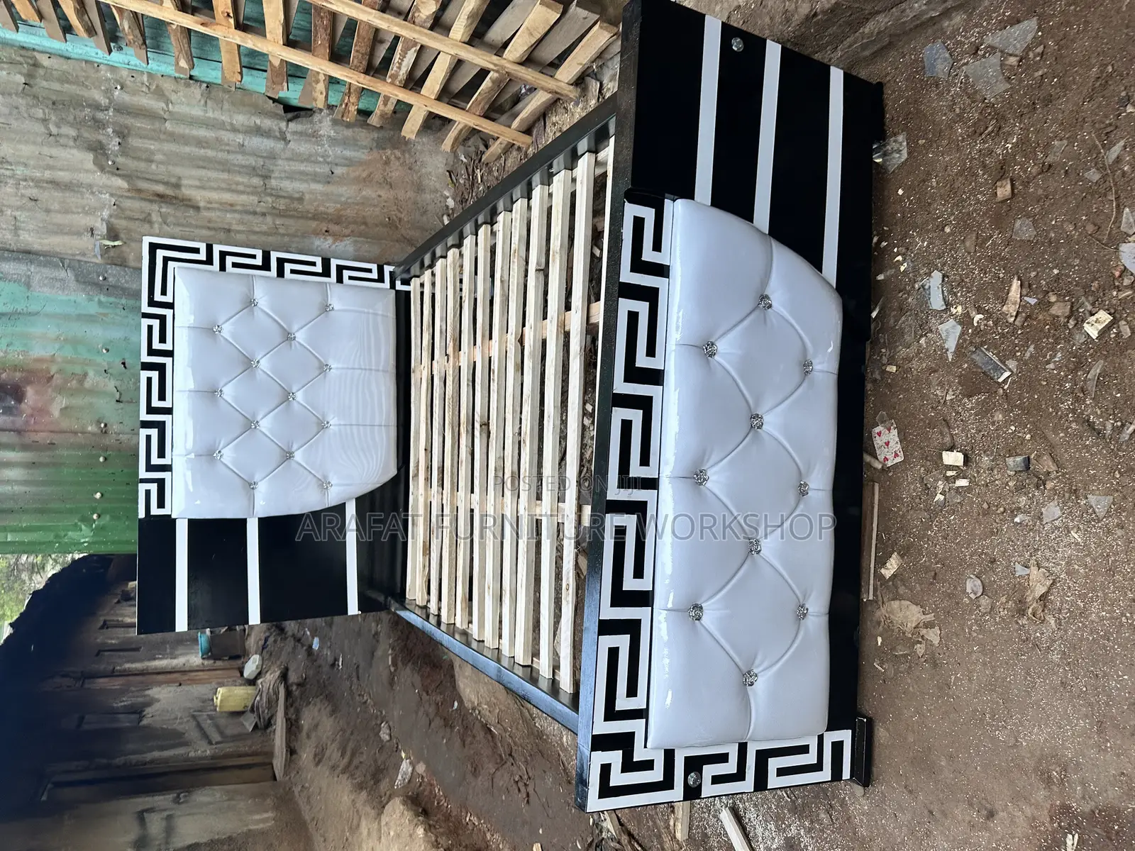 Modern Versace Wooden Bed