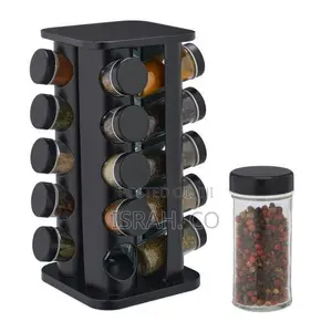 Countertop Spice Carousel, Rotatable Spice Rack