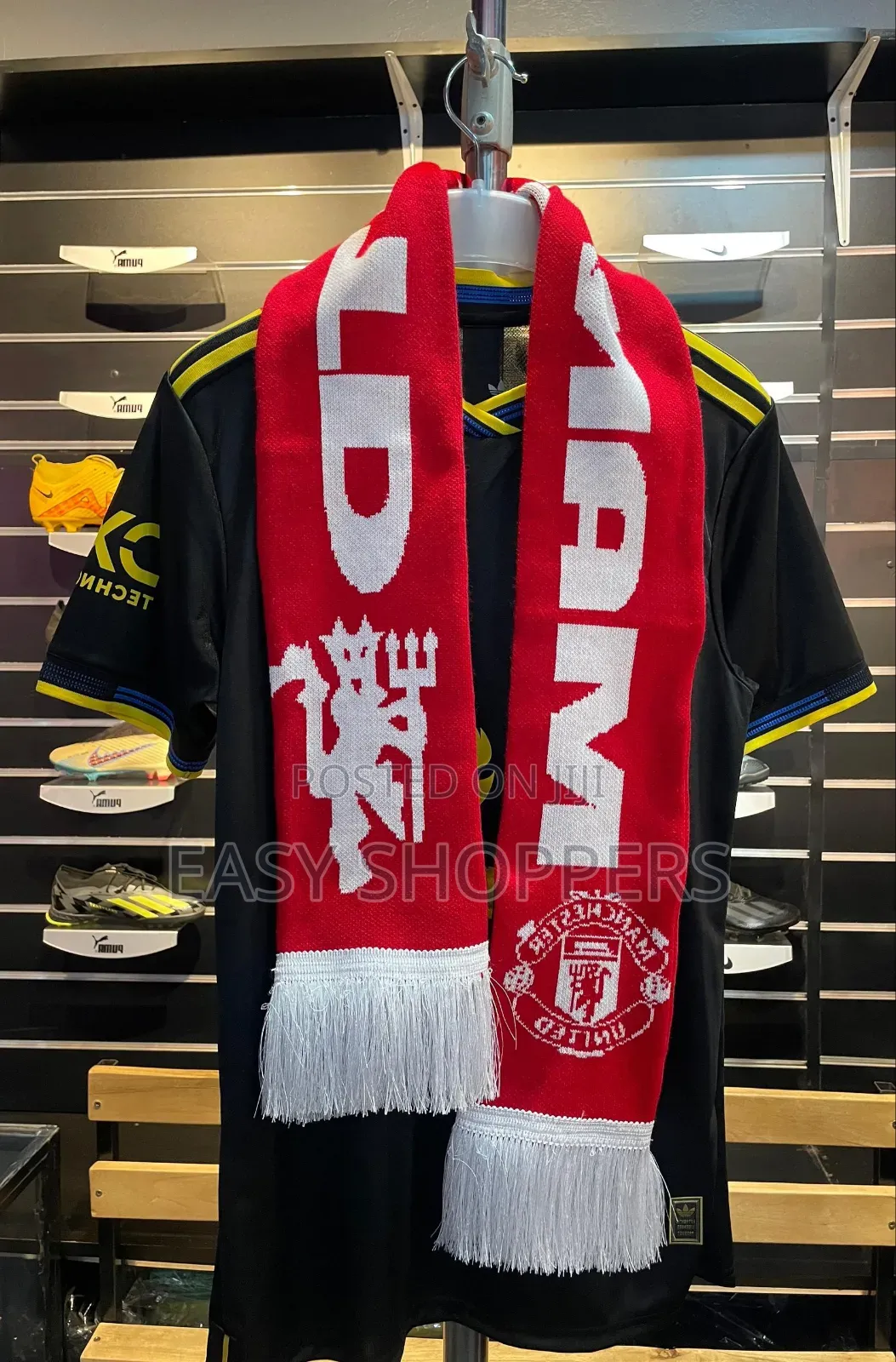 Manchester United Football Scarf Original Adidas Scarf