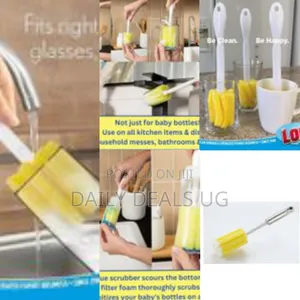 1 Piece Foam Material Reusable Baby Bottle Brush, Cleaning Sponge