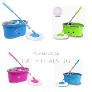 Smile Mom Magic Spin Mop With Bucket Set With Easy Wheels