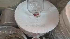 6 Piece Luminarc Dish White Plate, Various Designs