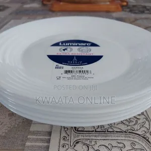 6 Piece Luminarc Dish White Plate, Various Designs