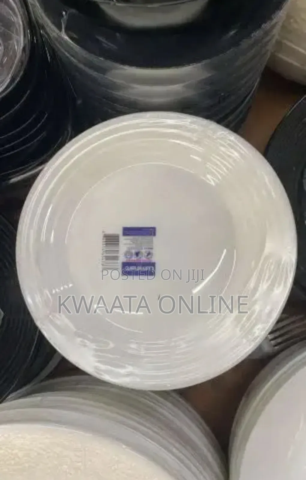 6 Piece Luminarc Dish White Plate, Various Designs