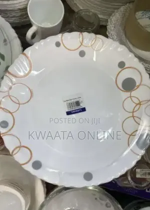 6 Piece Luminarc Dish White Plate, Various Designs