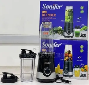 300w Sonifer Sf-8150, 2 In 1 Multifunctional Portable Electric Blender