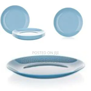 Luminarc 6 Pieces of Luminarc Round Plain Design Dinner Plates - Blue