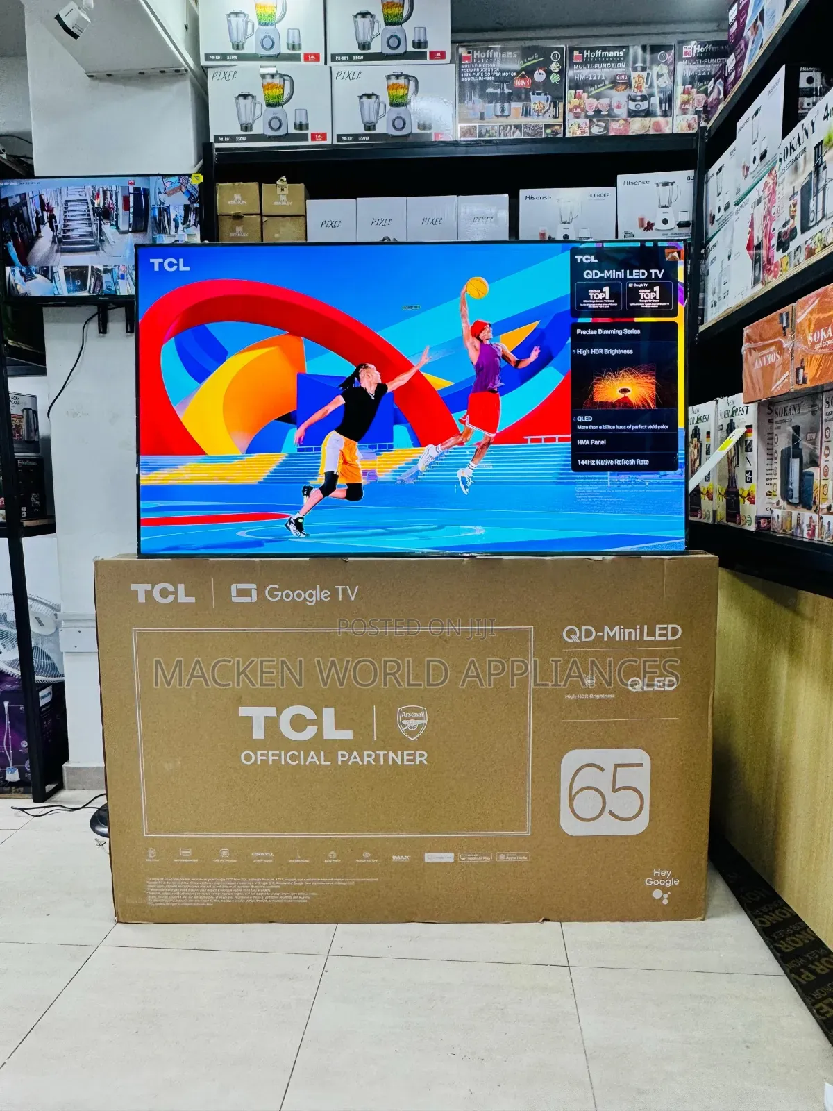 TCL 65 Inch Qd-Miniled Smart Google Tv, 65c6ks (2025 Model)