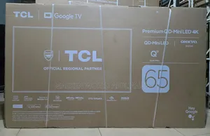 TCL 65 Inch Qd-Miniled Smart Google Tv, 65c6ks (2025 Model)