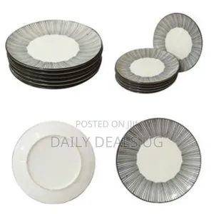 6 PCS Line Plates - Black/White