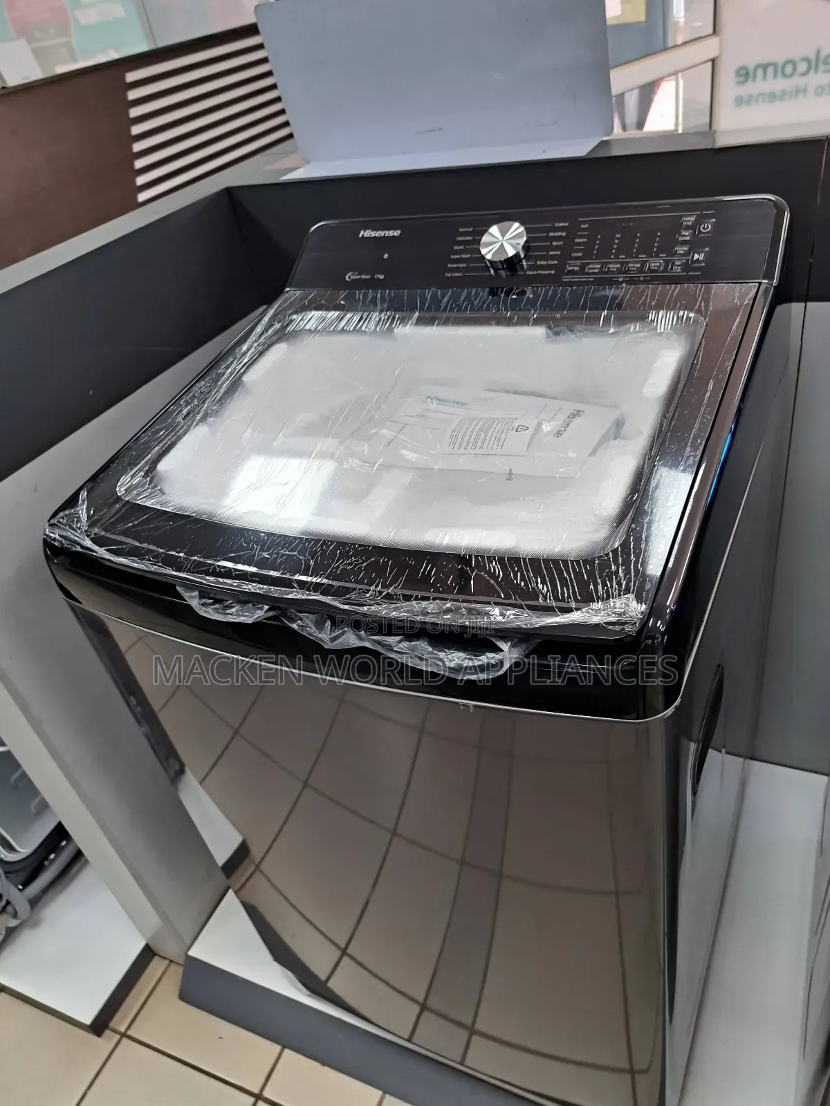 Hisense 18kg Top Loader Fully Automatic Washing Machine