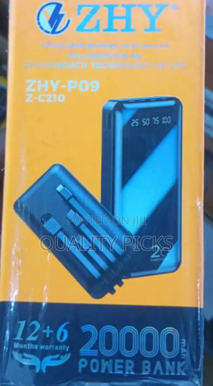 Zhy P09 Powerbank 20000amh