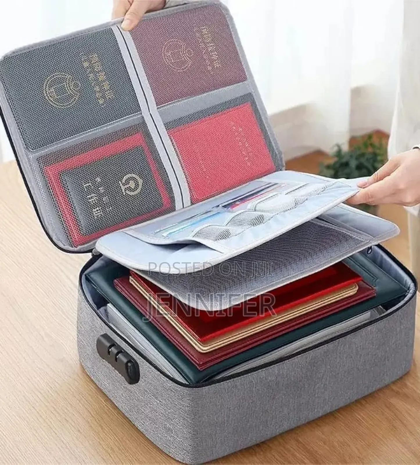 Multi-Layer Document Organizer Bag