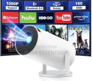 Portable Projector With Wifi 6 And Bluetooth 5.2