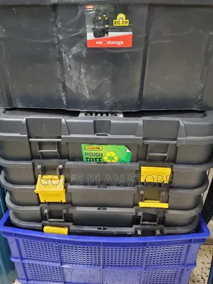 Plastic Storage Boxes Plastic Storage Boxes Black