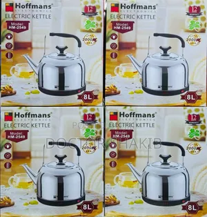 New Hoffmans Hm-2549 Electric Kettle, an 8-Liter Capacity