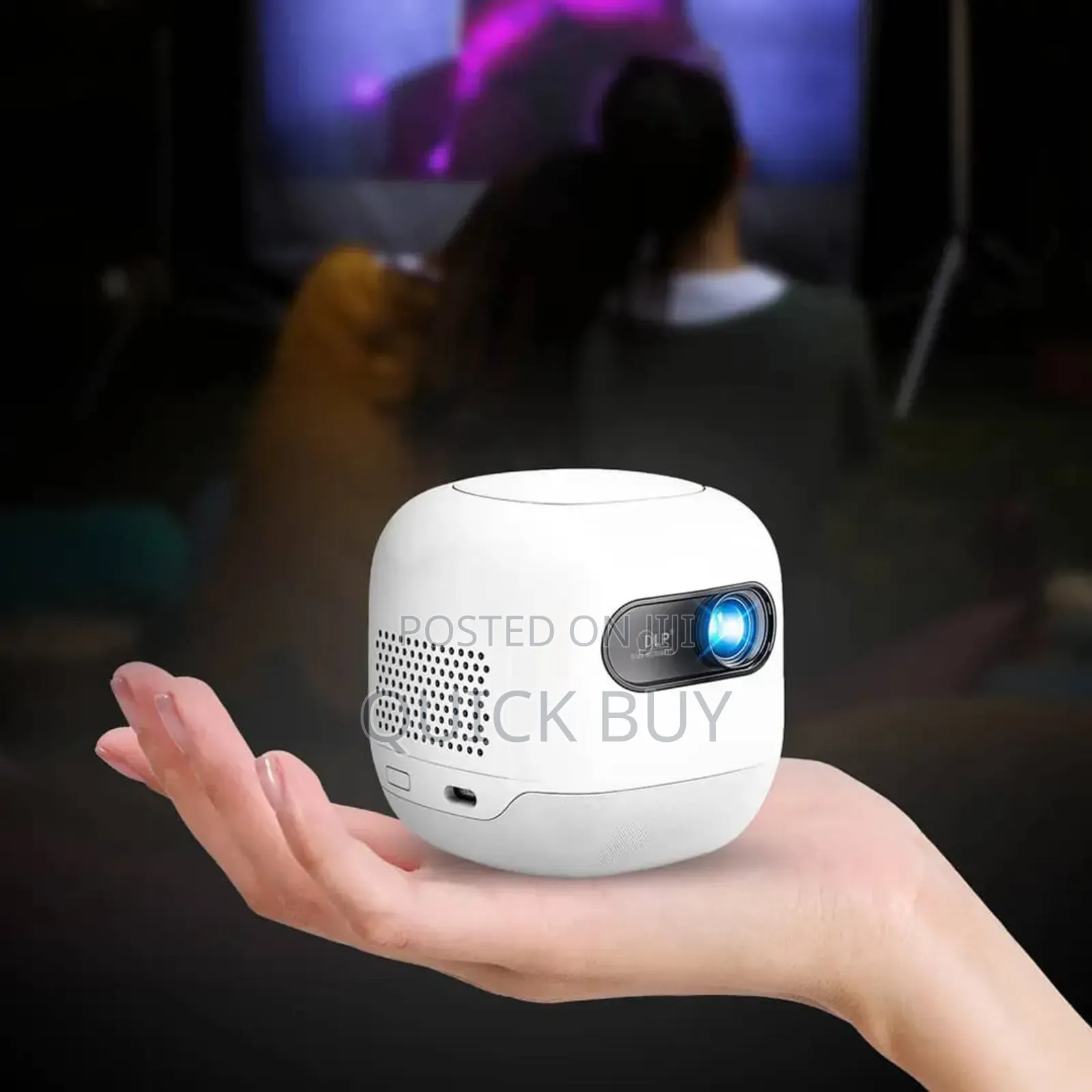 Powerology Palm Size Portable Hd Projector