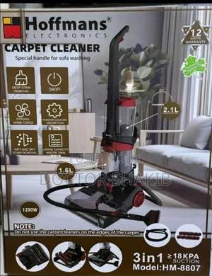 New 3in1 Hm-8807 Hoffmans Carpet Cleaner