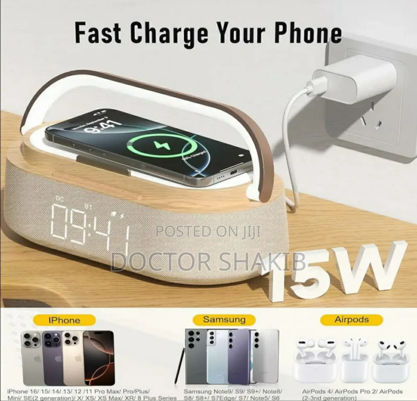 High Performance 6in1 Multifunction Alarm Clock