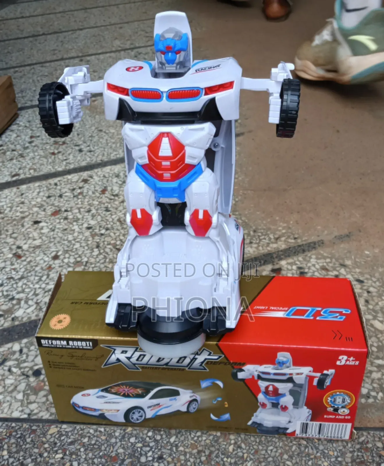 Toy Robbot Reform Car