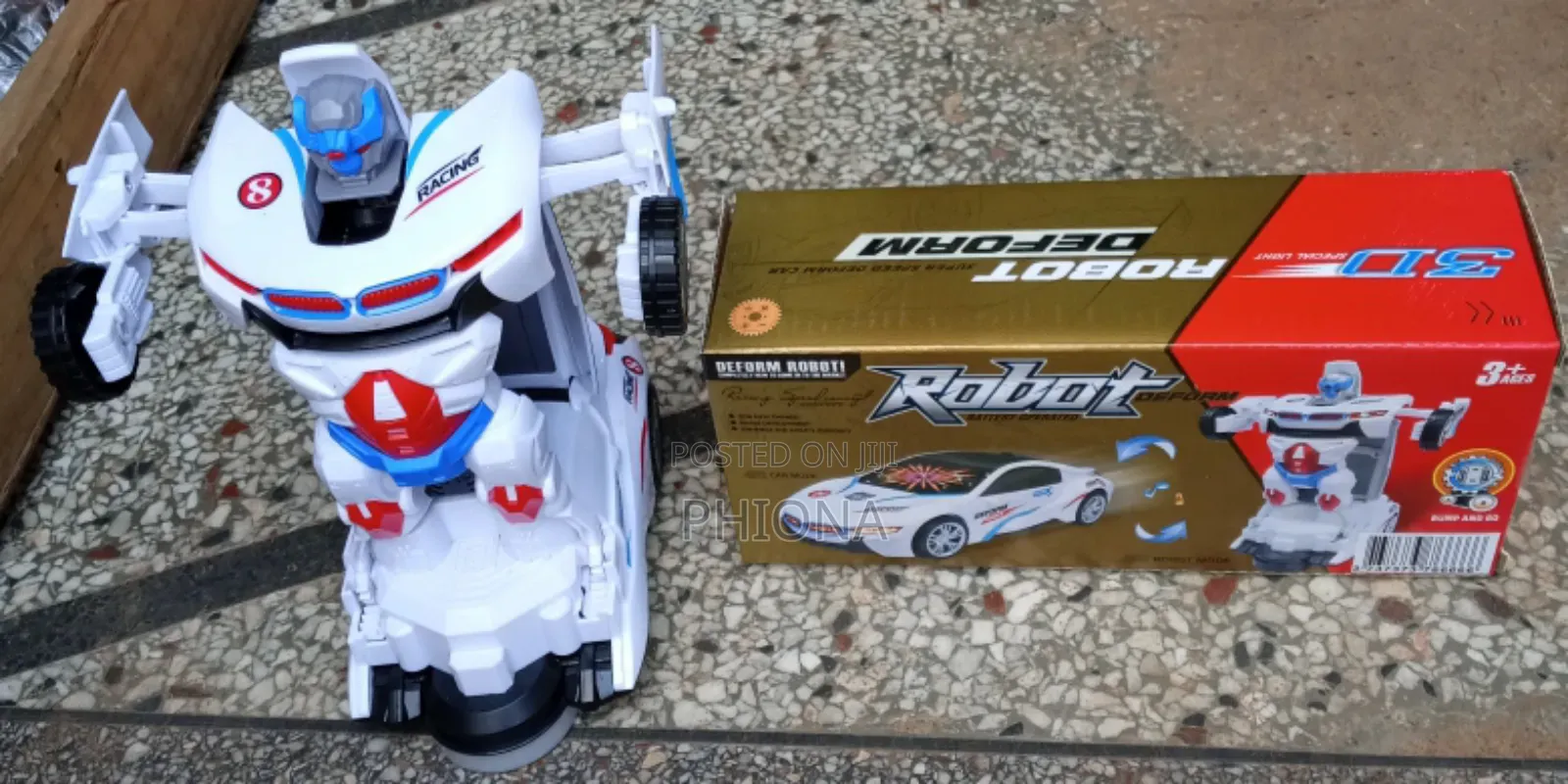 Toy Robbot Reform Car