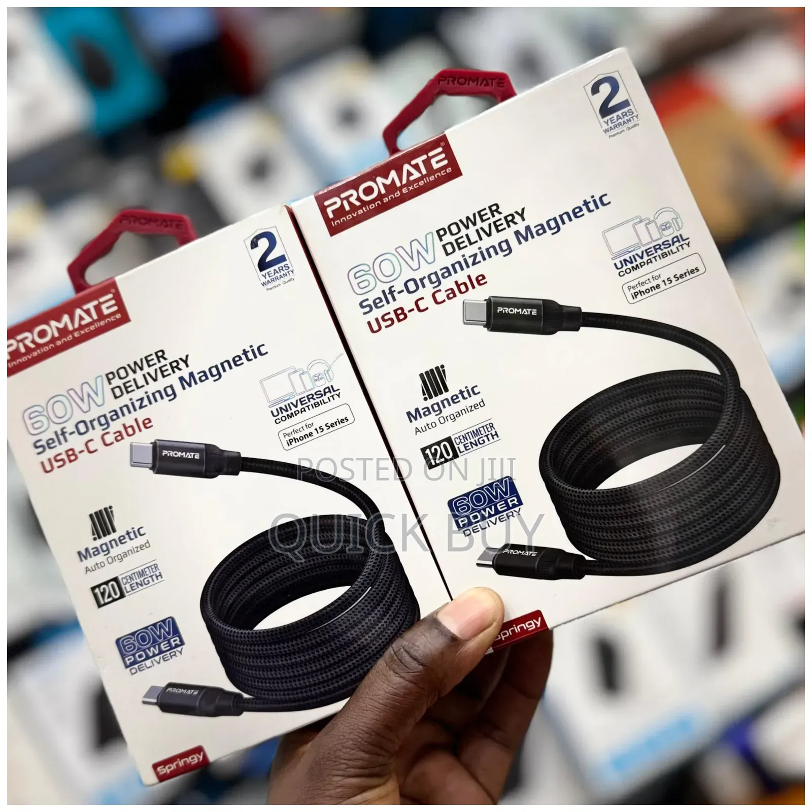 Promate 60w Power Delivery Usb-C Cable