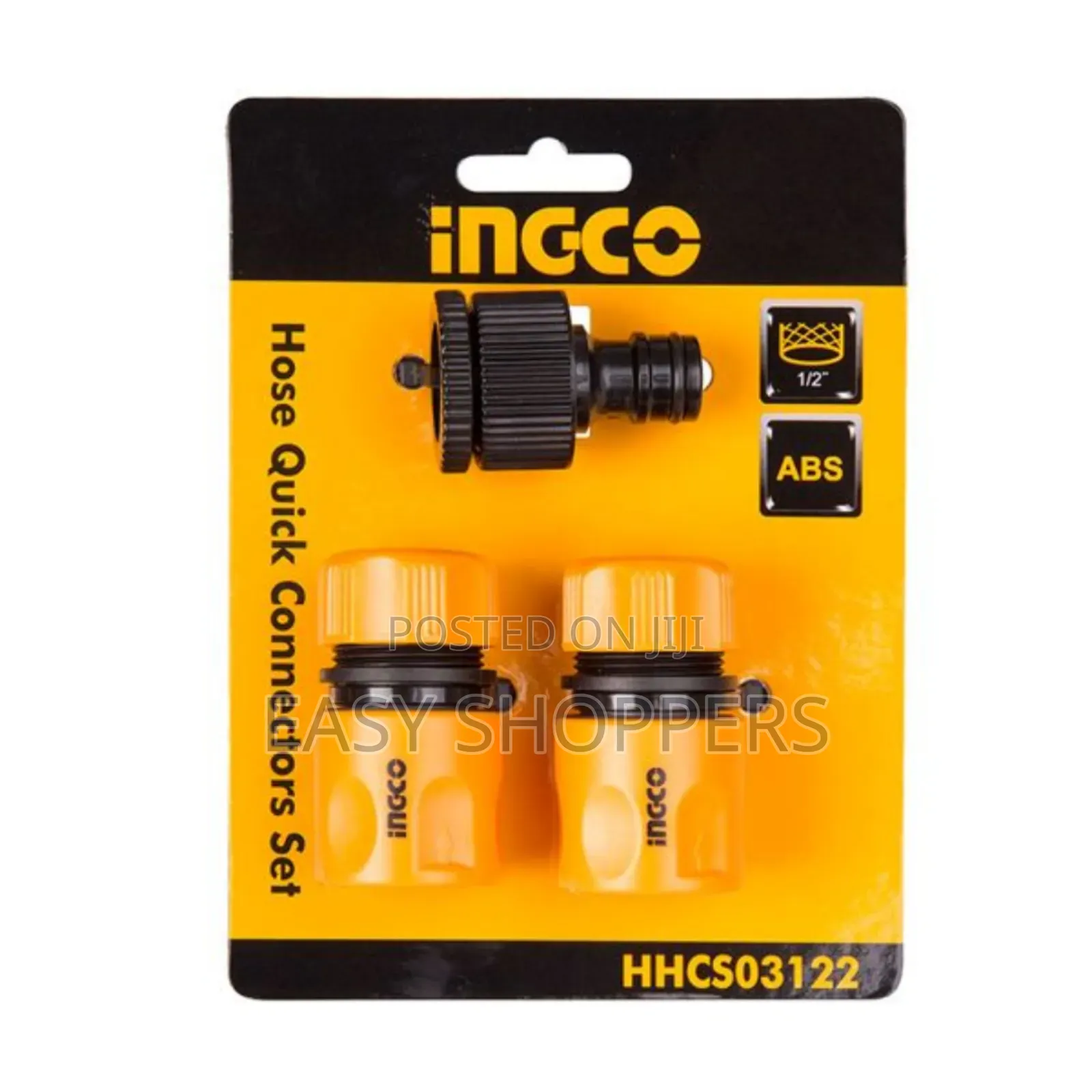 Ingco 3pcs Hose Quick Connectors Set