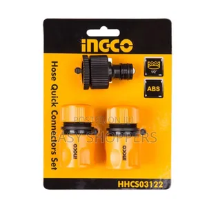 Ingco 3pcs Hose Quick Connectors Set