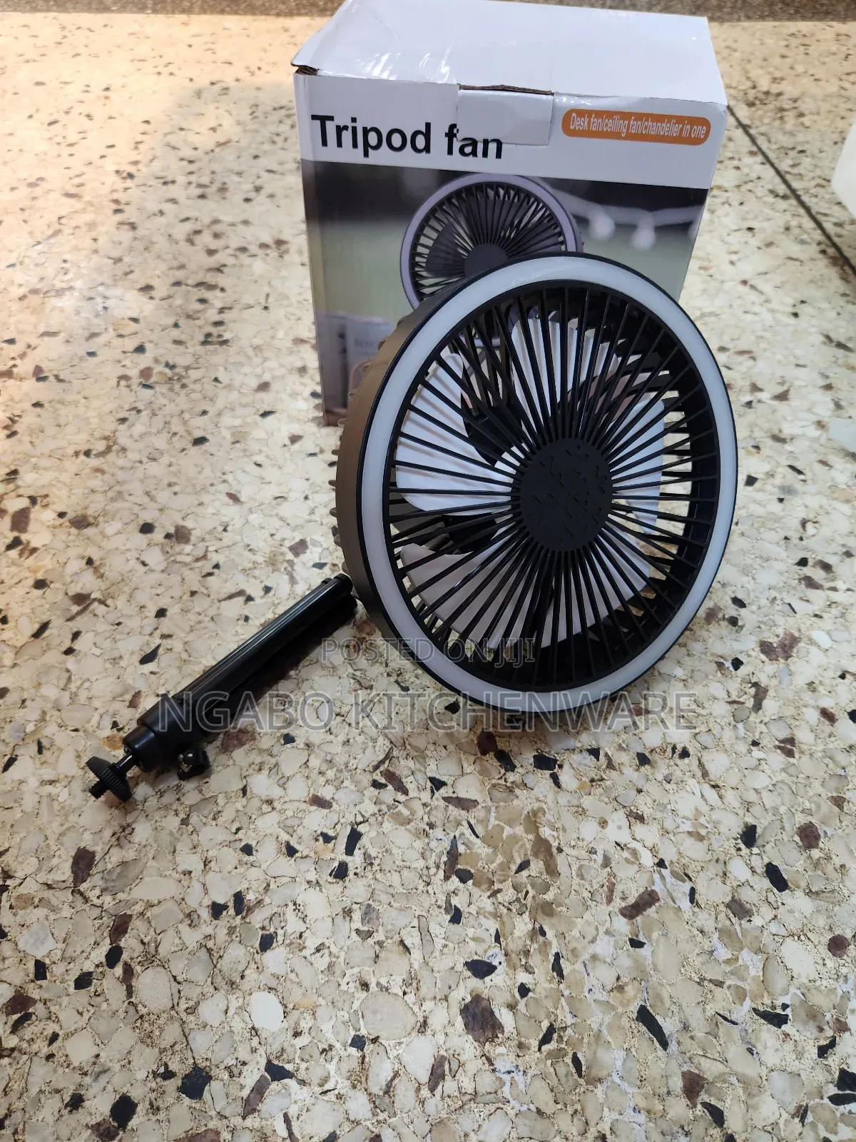 Portable Fan With Led Lights