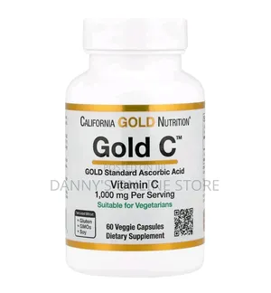 Gold C, Usp Grade Vitamin C, 100mg, 60 Capsules