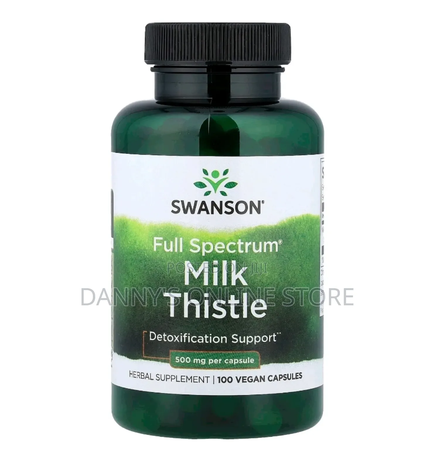 Full Spectrum Milk Thistle 500mg,100 Capsules