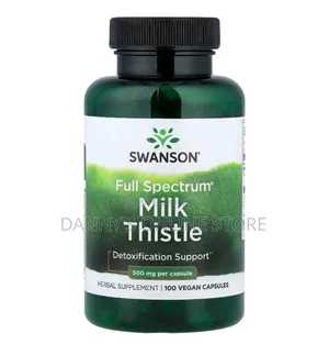 Full Spectrum Milk Thistle 500mg,100 Capsules