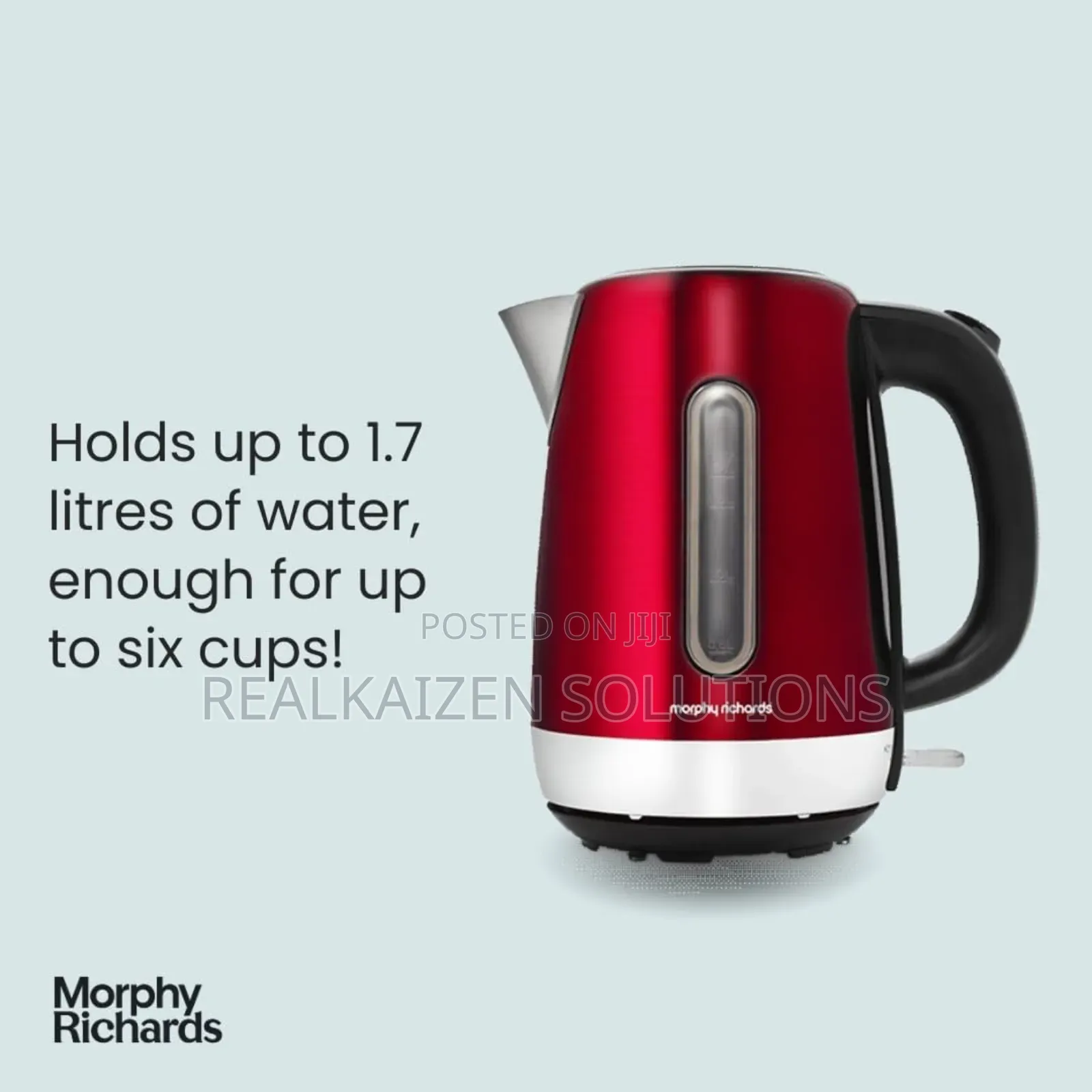 Uk Morphy Richards 1.7l Equip Rapid Boil Kettle