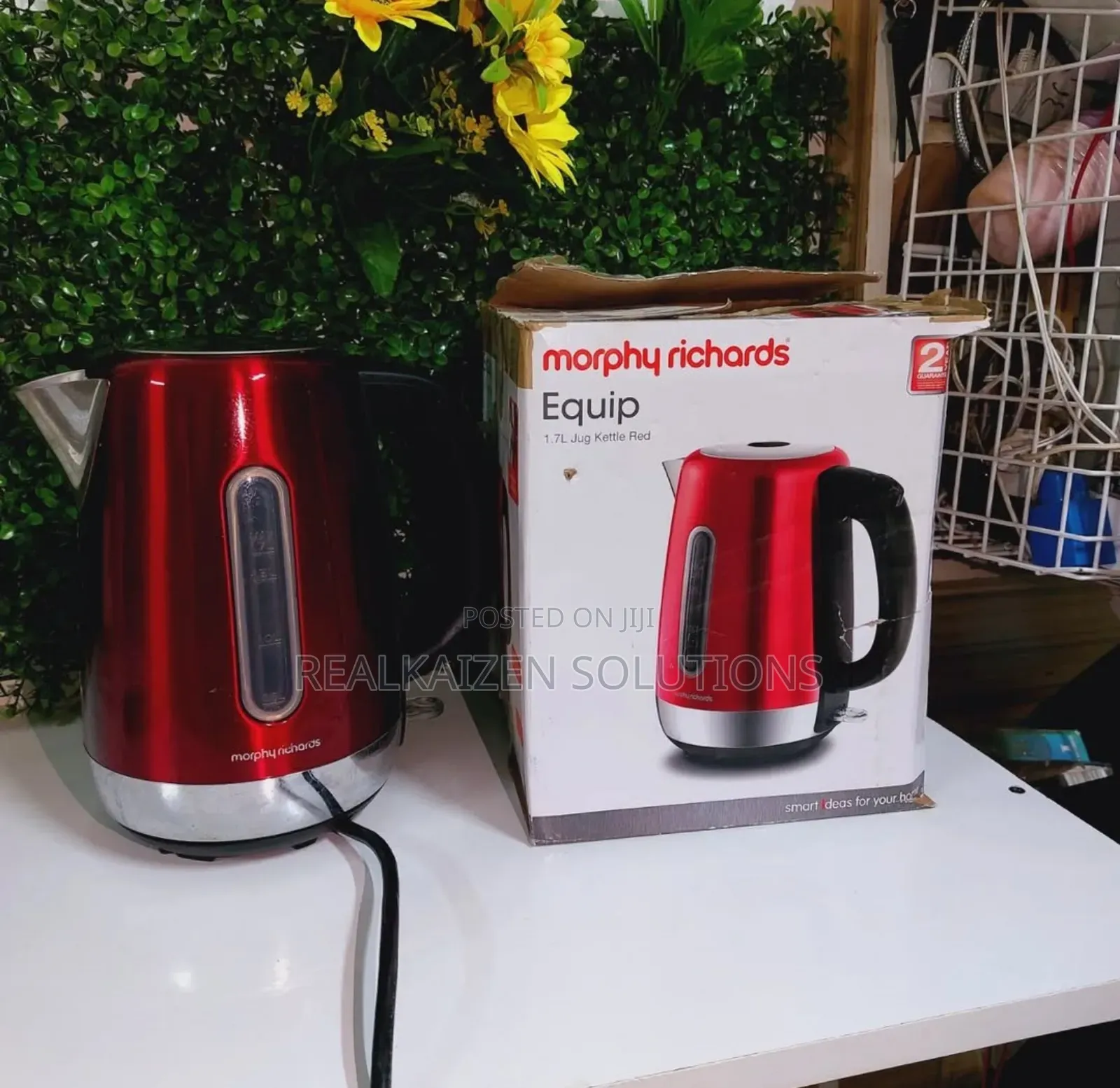 Uk Morphy Richards 1.7l Equip Rapid Boil Kettle