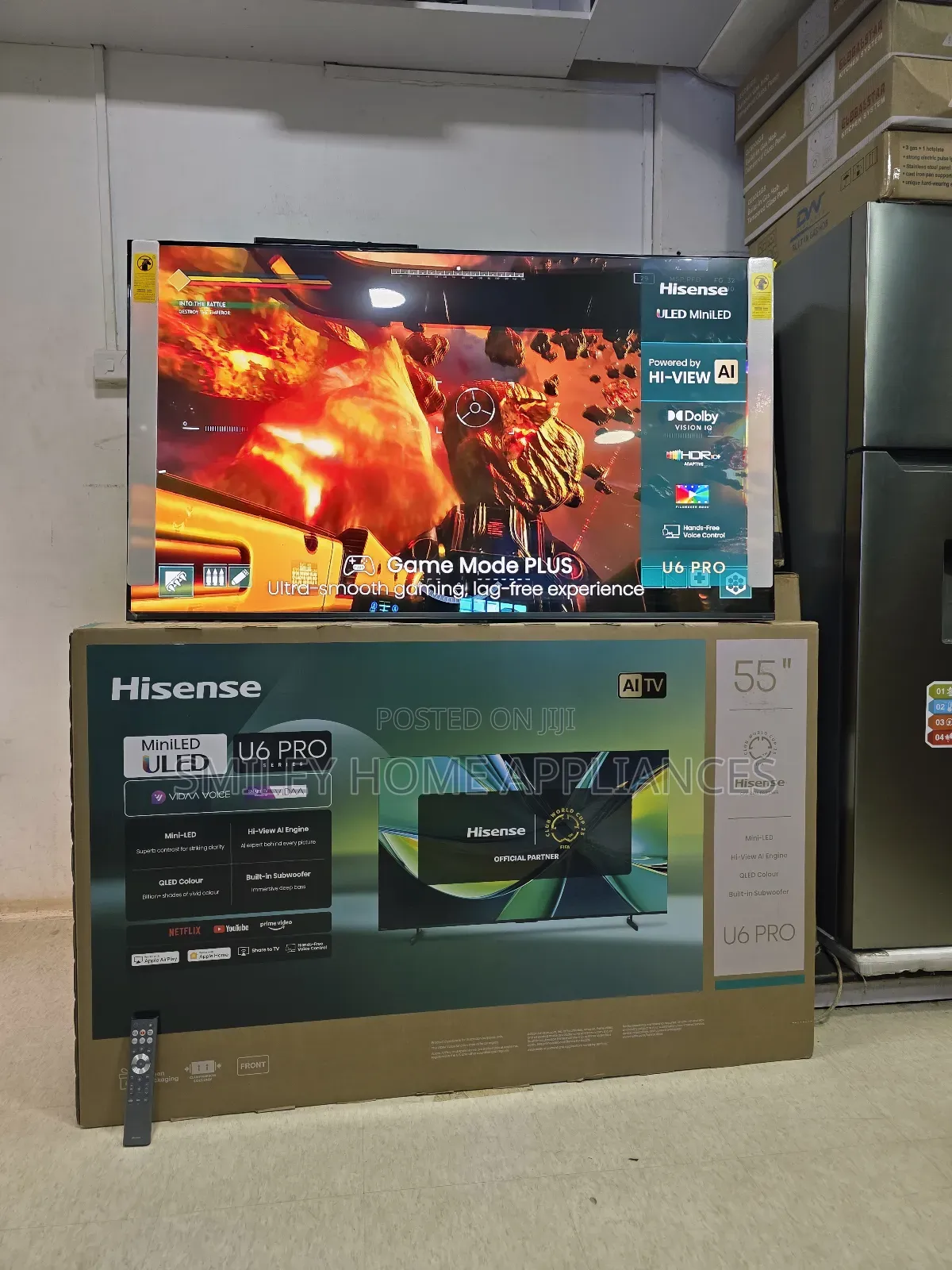 Hisense Miniled Uled- 55inches Quantum Dot Display Vidda Smart Tv