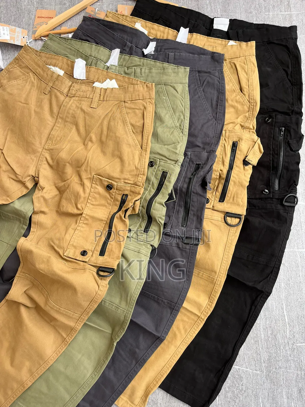 Soothing Cargo Pants.5pcs